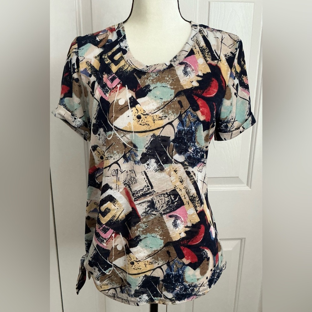 Bali Corp abstract print shirt